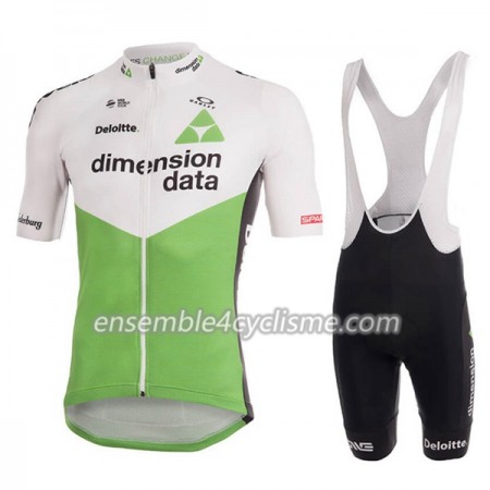 Tenue Maillot + Cuissard à Bretelles 2018 Dimension Data N001